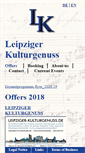 Mobile Screenshot of leipziger-kulturgenuss.de