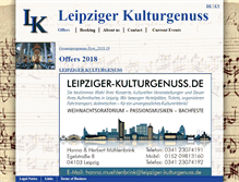 Tablet Screenshot of leipziger-kulturgenuss.de
